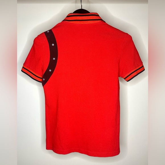 John Galliano Cross Necklace, Pistol & Shirtless Printed Polo Small - Picture 2 of 4